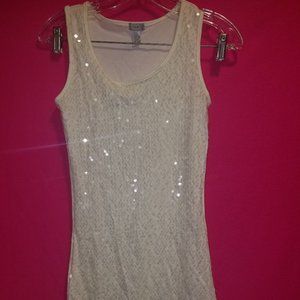Diva 3062 Cream Dress with Sequins